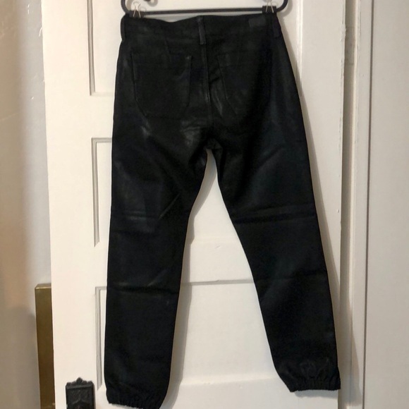 Anthropologie Paige Mayslie High-Rise Coated Denim Joggers - Picture 12 of 16